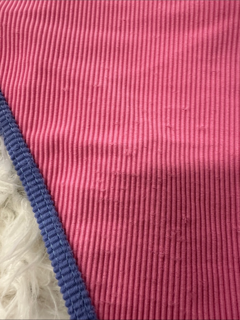 Beach Riot Pink, Lime & Blue Ribbed High-Waist Bikini - Picture 5 of 5
